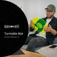 thumbnail image 6 of Hudson Hi-Fi Acrylic Turntable Mat - 11.75" Green Lit Vinyl Record Mat - Precision Machined Turntable Platter Mat With Record Label Recess - See-Through for 12" Turntable Platters, 6 of 8