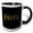 Black/White, variant on 3drose, Fritz Common Baby Boy Name in America. Yellow on Black Amulet, 11oz Magic Transforming Mug