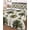 Off-White, variant on Full Size Quilt Bedding Set, Tropical Trees Reversible Summer Quilt 3 Pieces, Summer Palm Trees Botanical Vintage Green Lightweight Bedspreads Coverlets with 2 Pillow Shams for All Seasons