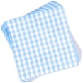thumbnail image 3 of Gift Boutique Blue & White Gingham Cocktail Napkins, 100 Count, 3-Ply Disposable Paper Beverage Napkins, 5x5 Folded, Picnic Party Wedding Tableware, 3 of 5