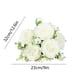 thumbnail image 2 of Ramo de flores artificiales de seda blanca para bodas, 2 of 6