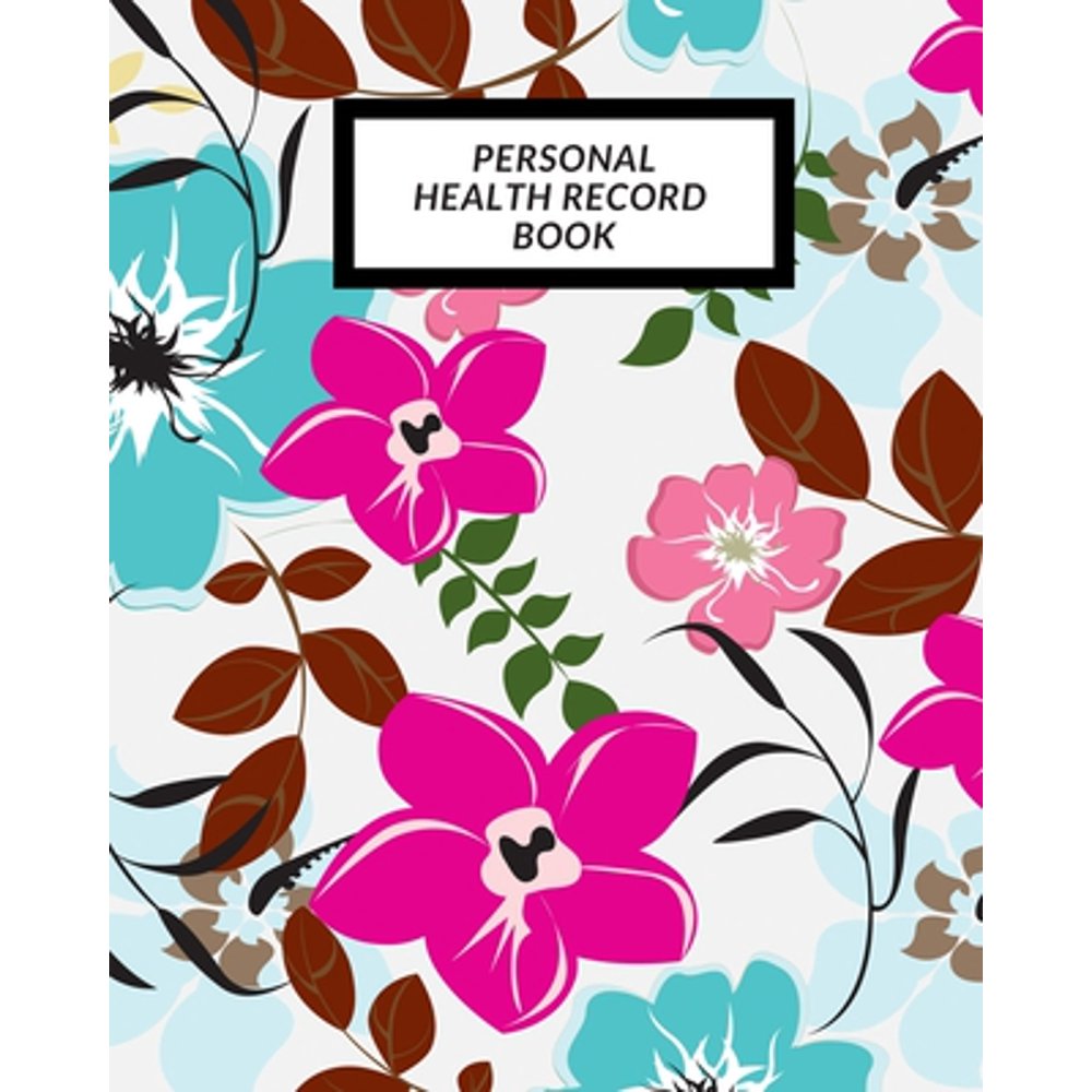 Personal Health Record Book Medical History Book, Personal Health