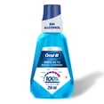 thumbnail image 1 of Enjuague Bucal Oral-B 100% Sin Alcohol Sabor a Menta Refrescante, 250 ml, 1 of 5
