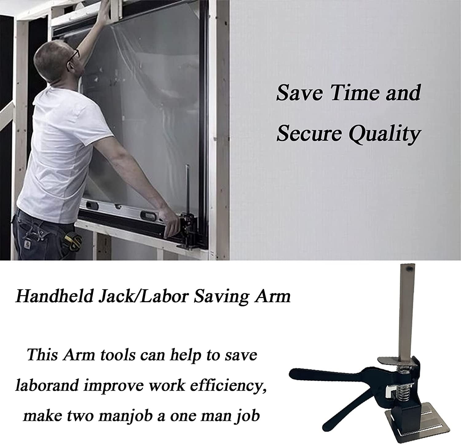 1 PC Arm Handheld Jack,One Hand Jack Tool Lockout,Labor-Saving Arm,Hand Jack Tool 