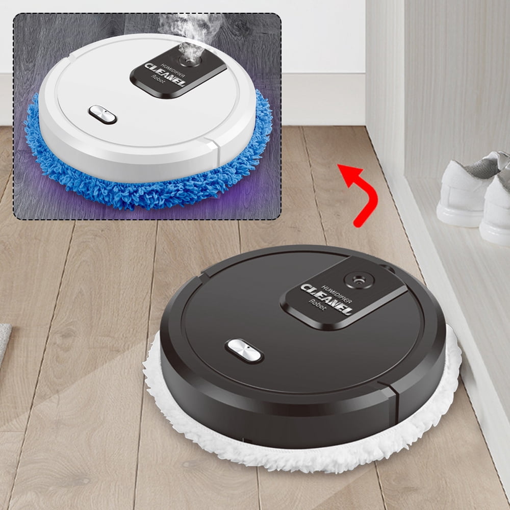 Dwellnix Robot Vacuum and Mop Pro, Wet/Dry Automatic Cleaner with Refillable Water Tank, 645ft² Coverage, 60min USB Charging, Perfect for Tile, Wood Floors, Pet Hair