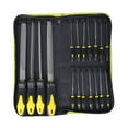 thumbnail image 2 of Wood File  Woodworking Tool  Flat File 18pcs Multifunctional File Set High Carbon Steel Hand Tool For Woodwork Metal Glass Ceramic, 2 of 8