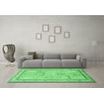 thumbnail image 3 of Ahgly Company Indoor Square Persian Emerald Green Traditional Area Rugs, 3' Square, 3 of 4