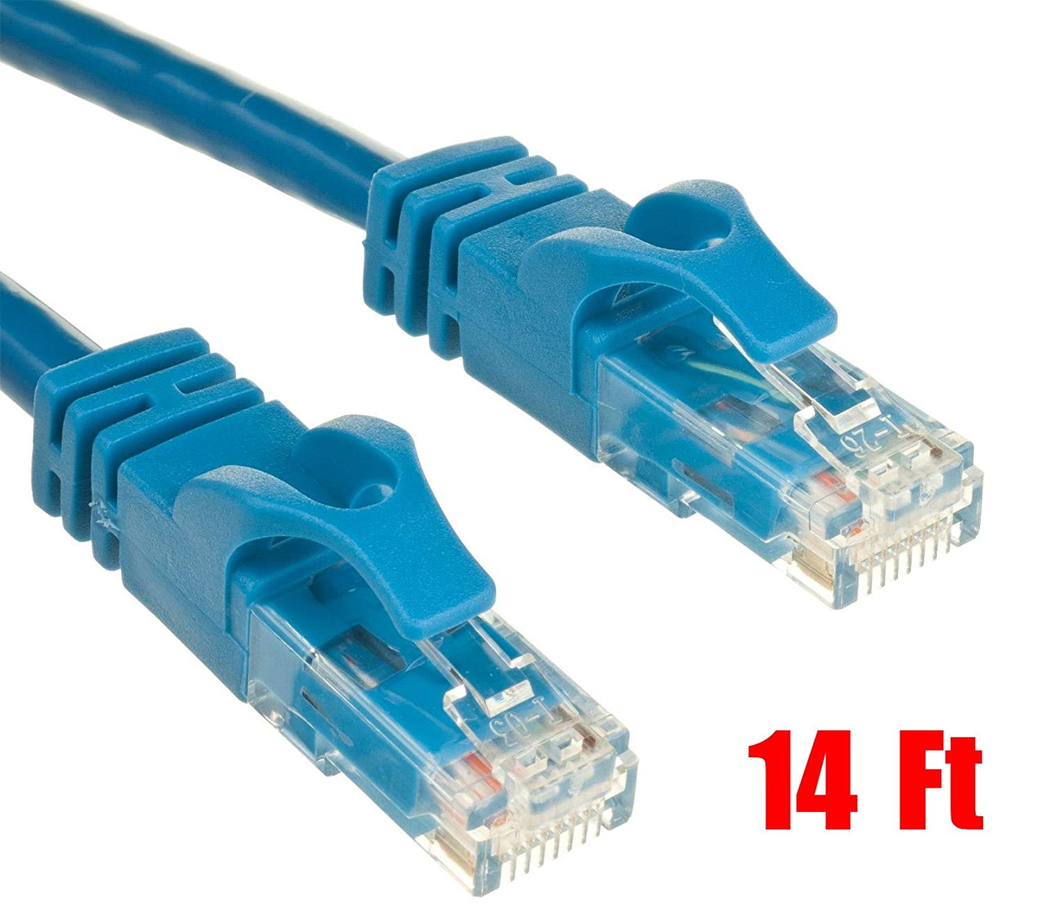 Blue NavePoint CAT5e UTP Ethernet Network RJ45 Snagless Patch Cable 75 Ft Blue NavePoint CAT5e UTP Ethernet Network RJ45 Snagless Patch Cable 75 Ft