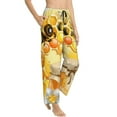 thumbnail image 2 of Kll Womens Honey Bee Print Pajama Pants Soft Pajama Bottoms For Women Cozy Lounge Pants, 2 of 9