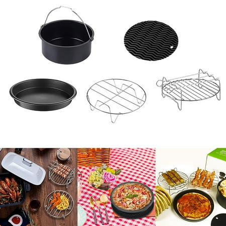 

DTOWER Air Fryer Accessory Set Durable Practical Air Fryer Rack Kit
