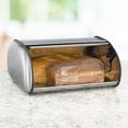 thumbnail image 2 of Polder Deluxe Bread Bin, 17 Inch, Stainless Steel, 2 of 4