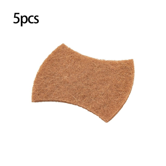 Lksixu 5 Pcs Kitchen Brush Wok Multi Function Sponge Sponge Small Scrub Sponge Household Cleaning Supplies Wood Fiber Natural Kitchen Gadgets