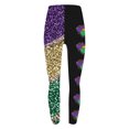 thumbnail image 4 of Goodeals Flash Deals,High Waist Yoga Pants Buttery Soft Tummy Control Leggings Womens Mardi Gras Leggings Tummy Control Stretchy Graphic Yoga Pants(Multicolor,XXL), 4 of 4