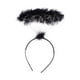 thumbnail image 2 of Diadema con Halo de Ángel, diadema con corona de Halo de plumas, accesorios para disfraz de Ángel, accesorios para el cabello para actuación, Negro, 2 of 7