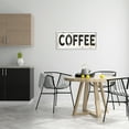 thumbnail image 2 of Stupell Industries COFFEE Typography Vintage Sign Graphic Art White Framed Art Print Wall Art, 13x30, by Jennifer Pugh, 2 of 7