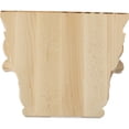 thumbnail image 4 of Ekena Millwork 11"W x 6 3/4"BW x 3 7/8"D x 8 7/8"H Large Chesterfield Capital (Fits Pilasters up to 6 1/4"W x 2"D), Rubberwood, 4 of 4