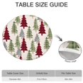 thumbnail image 6 of Multicolor Christmas Tree Pattern Round Fitted Tablecloth with Elastic Edge,Dining Table Cover Waterproof,Outdoor Round Tablecloth for Camping,Dining,Indoor and Outdoor, 6 of 7