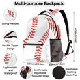 thumbnail image 2 of Mochila de béisbol Kaifanee para niños impermeable de 18 pulgadas, 2 of 8