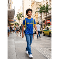 thumbnail image 2 of J4K Inc. Brasil Soccer Fan Jersey, Brazil Shirt 100% Polyester, YS-XXL, 1-Pack, 2 of 7