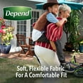 thumbnail image 6 of Depend Fit-Flex Moderte Absorbency Incontinence Underwear, S/M, 21 count, 6 of 9