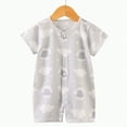 thumbnail image 2 of UAYOTSE Baby Suit Crawling Suit Short Sleeved Thin Coat and Toddler Clothing Baby Bag and Bottom Coat,Sizes 12-18 Months, 2 of 4