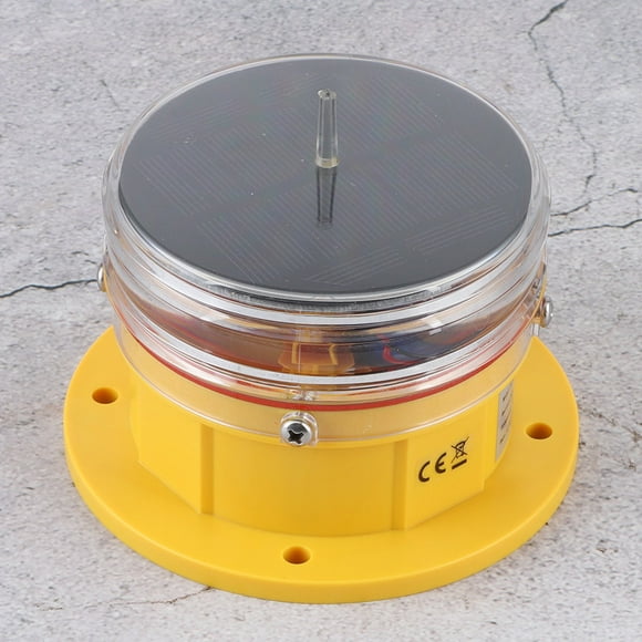 Boat Flashing Light,Solar Power Sidelight IP68 Waterproof LED Ship Marine Dock Barge Beacon Flashing Light 360 Lighting