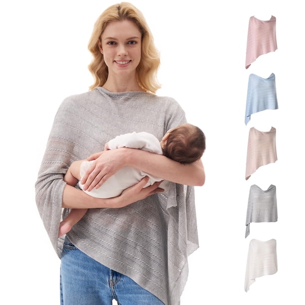 Cubierta de Lactancia Ultra Ligera Momcozy de Lyocell Suave y Transpirable