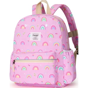 DAKIMOE Toddler Backpack, Soft Corduroy, 13.5 Inches