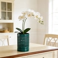 thumbnail image 4 of Jardinière Orchidée Orchidée avec Trous et Soucoupe et Céramique pour Intérieur Extérieur, 4 of 4