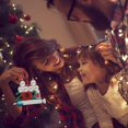 thumbnail image 2 of Adorno de Navidad único 2021, decoración de Navidad familiar personalizada, decoración de mesa de Navidad, adornos colgantes de árbol de Navidad, para amigos de la familia niños (seis cabezas convencionales) Zhivalor ZYY-0671, 2 of 5