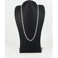 thumbnail image 4 of Solid 925 Sterling Silver 5mm Flat Figaro Link Chain Necklace 22” Italy, All Ages Unisex, MST, 4 of 9