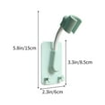 thumbnail image 6 of 360°Adjustable Shower Adjusting Bracket, Hand Shower Holder Shower Brackets, Bathroom Shower Head Holder with 2 Hooks, Wall Mounted Hand Shower Holder, Bathroom Accessories for Sprayer Tool, 6 of 6