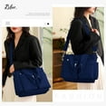 thumbnail image 3 of Tote Bag for Women Canvas Tote Bags Handbags for Women Crossbody Bag with Multiple Pockets, 3 of 8