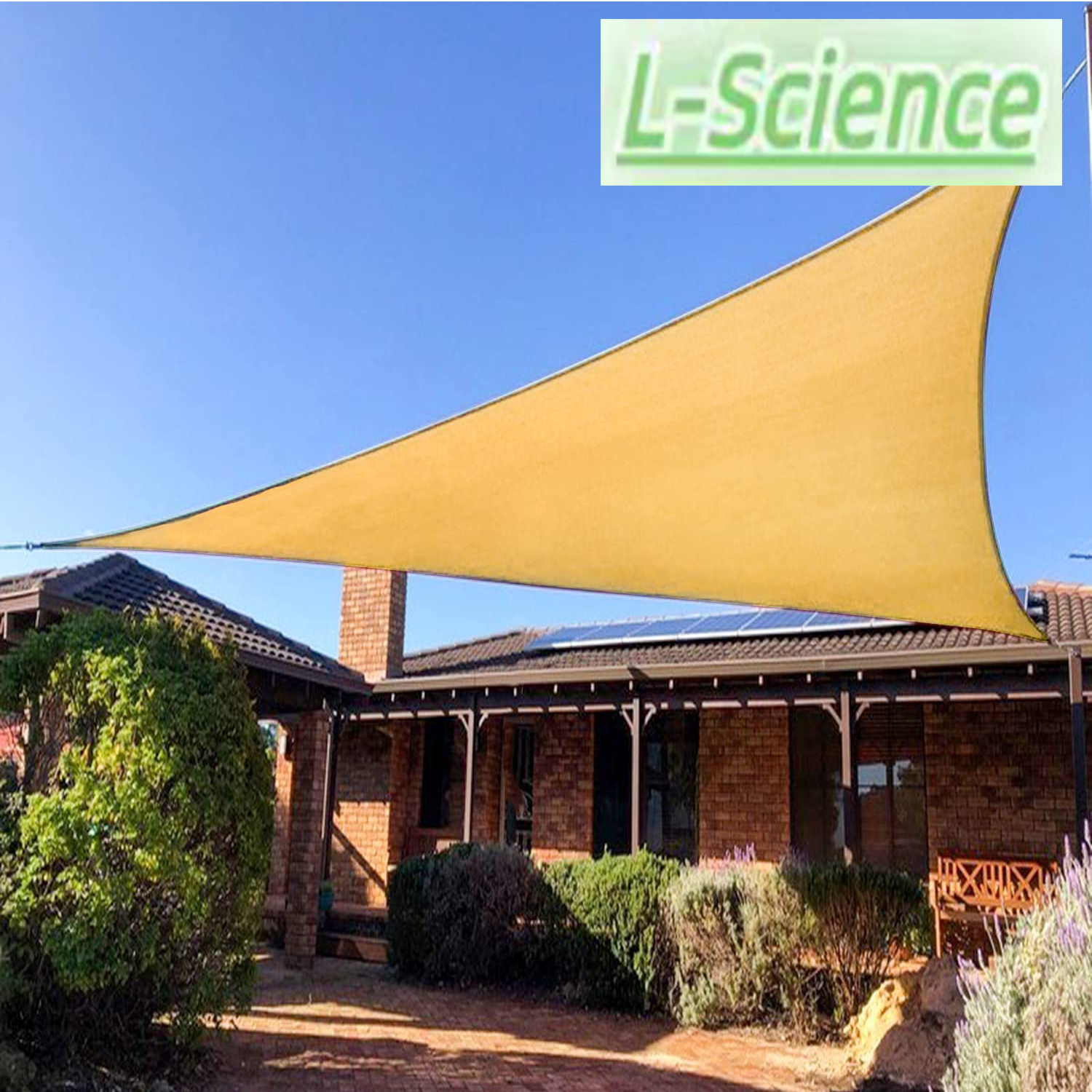 Sun Shade Sail Patio Triangle Outdoor Shade Shade Sails for Patio Roll