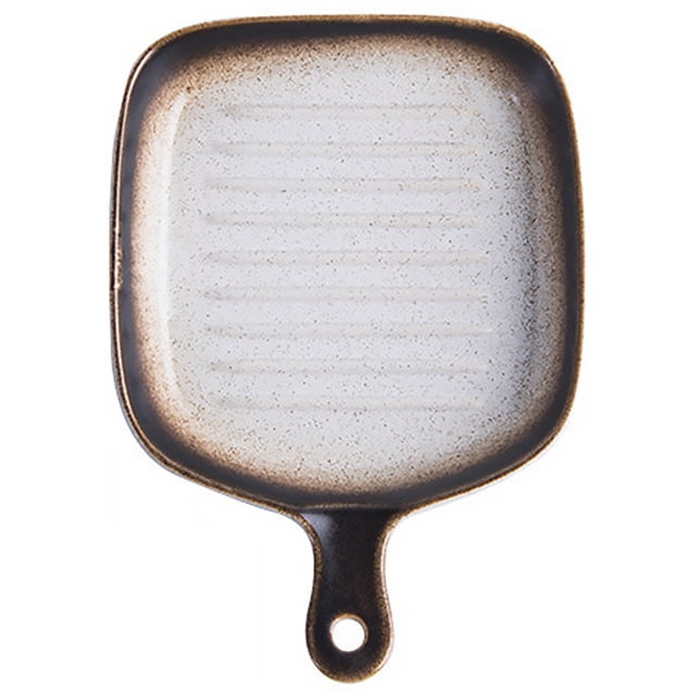 EeaseCA 1 Pce Plateau de Riz Cuit au Four Micro-Ondes Plaque de Cuisson Assiette de Cuisine Occidentale Assiette de Four