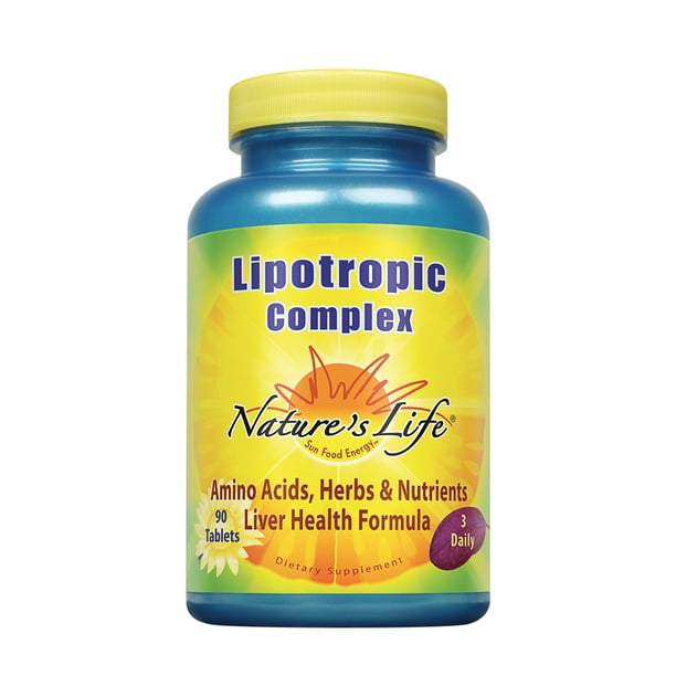 Nature's Life Lipotropic Complex Comprehensive Support for Healthy Liver Function With