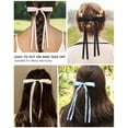 thumbnail image 4 of 6PCS Bow Hair Clips, Ribbon Hair Clips for Women & Girls, Cute Hair Clips Bows, Hair Bow Clips for Female Thick Thin Hair, Bow Clips Long Hair Accessories, 4 of 6