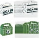 thumbnail image 1 of 16 cajas de cartón para fiestas de fútbol en 2 colores. Cajas de regalo de cartón con asas para dulces y galletas., 1 of 7