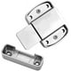 thumbnail image 3 of Pestillo de puerta Cerraduras pequeñas Cerradura de puerta de seguridad Pestillos de aleación de zinc Pestillo para puerta Baño Dormitorio Inodoro con 6 tornillos, 3 of 5