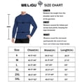 thumbnail image 5 of WELIGU Men's Long Sleeve Shirts Lightweight UPF 50+ T-Shirts Fishing Navy Blue Size Male L, 5 of 6