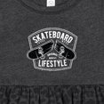 thumbnail image 4 of Inktastic Skateboard Lifestyle Girls Baby Dress, 4 of 5