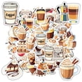 thumbnail image 5 of 35pcs-70pcs Cute Coffee Stickers Food Kids Stickers  Stickers DIY Stickers for Luggage Laptop Suitcase, 5 of 9