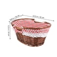 thumbnail image 2 of ADDHAT Cesta Tejida Para Picnic Y Almacenamiento Cesta Portátil De Color Multi, 2 of 8