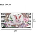 thumbnail image 3 of Easter Day Kitchen Rugs, Cute Bunny Non-Slip Soft Kitchen Mats Bath Rug Runner Doormats Carpet for Home Decor, 39" X 20", 3 of 7