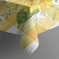 thumbnail image 3 of Vintage Rectangle Tablecloth 60x84 Inch, SunFlowers Boho Water Resistant Vinyl Washable Seasonal Table Cover for Thanksgiving Christmas Holiday Party Picnic Dinner Decor, 3 of 5