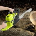 thumbnail image 6 of 20 Inch Gas Chainsaw 58CC 2.3KW Petrol Chainsaw 2-Stroke Gas Chain Saws, Engine Chain Saw Set Gas Chainsaws for Cutting Wood Outdoor Home Farm Us (Yellow Green), 6 of 14