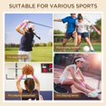 thumbnail image 4 of Paquete de 6 muñequeras de algodón para tenis, baloncesto, fútbol y running para deportes, 4 of 5