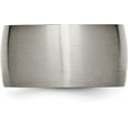 thumbnail image 4 of Chisel Titanium Brushed 12.2mm Half Round Band - Ring Size 11.5, 4 of 8