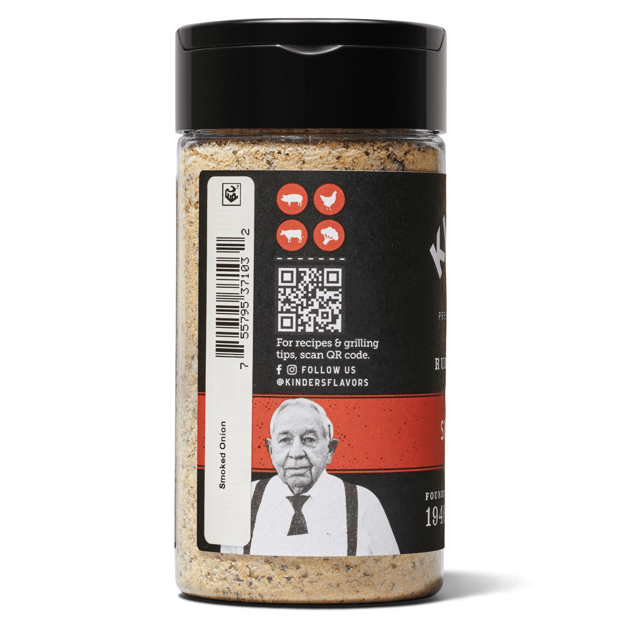 Kinder's Smoked Onion Seasoning & Rub for Grilling, 7 oz