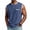 Navy, variant on Jalioing Men's Casual Tank Tops Vintage Fashion Button Crew Neck Sleeveless Tank Shirt with Pocket Summer Vacation Outfits